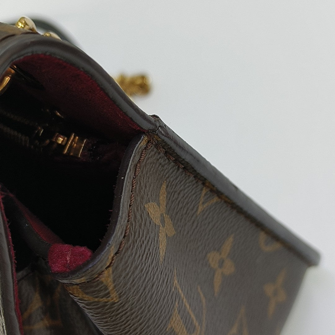 PASSY Monogram Coated Canvas Brown