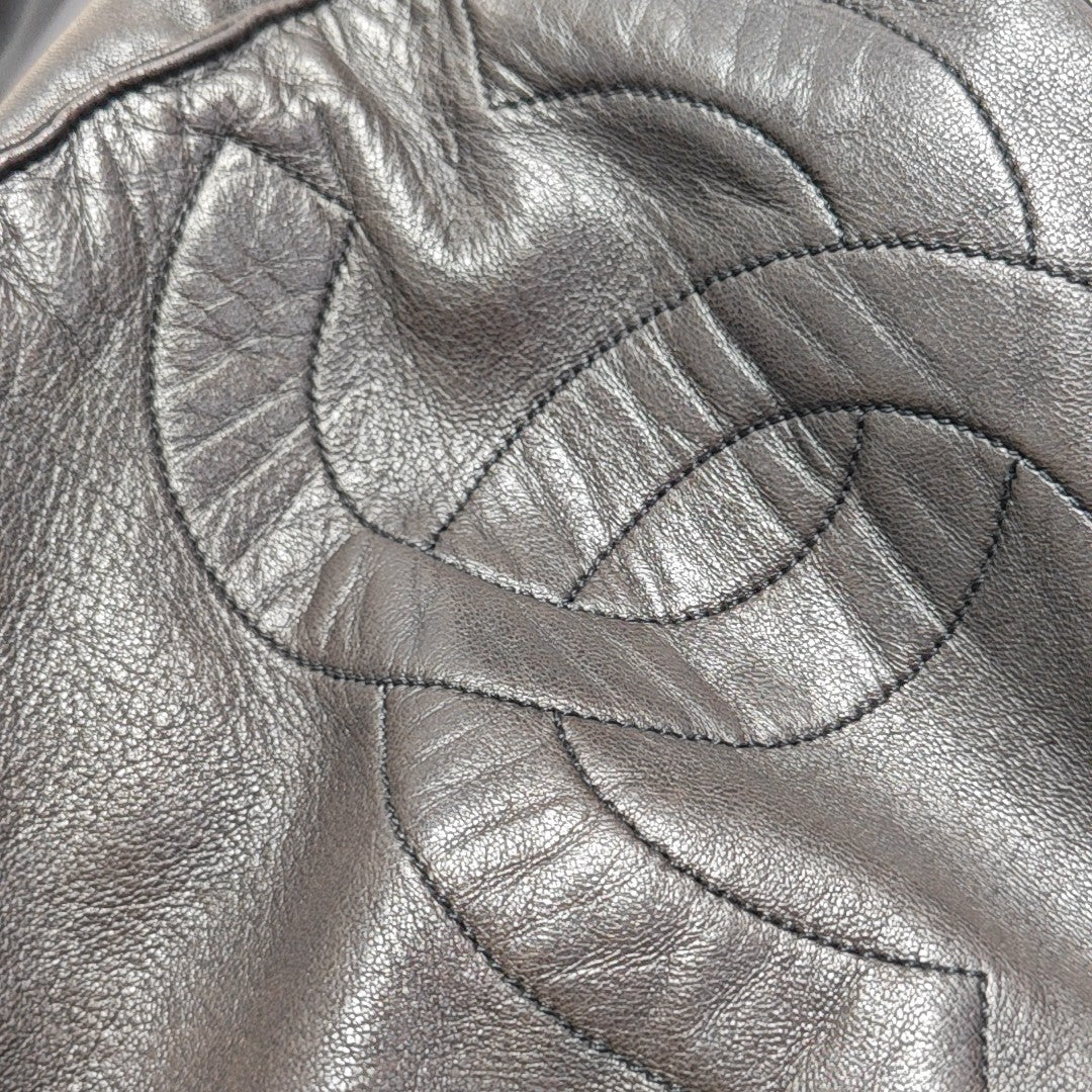 Calfskin Bucket Bag Brown