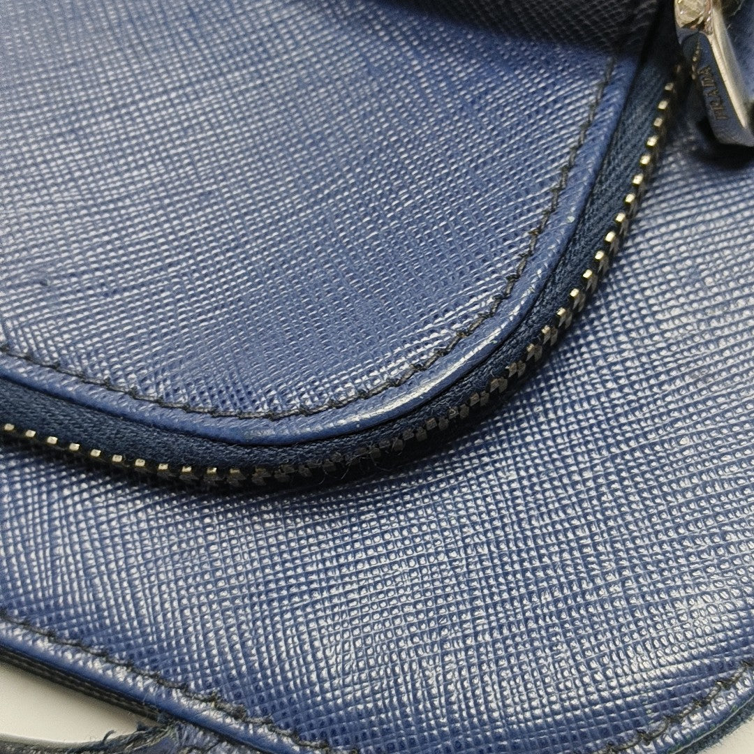Saffiano Calfskin Tote Bag Blue