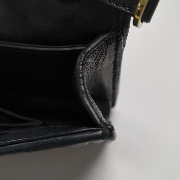 Matelassé Quilted Lambskin Black