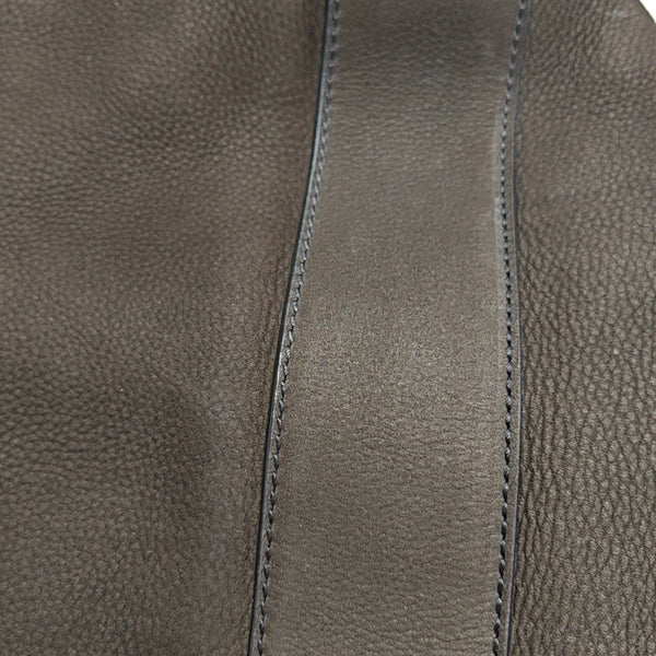 Suede Tote Bag Brown