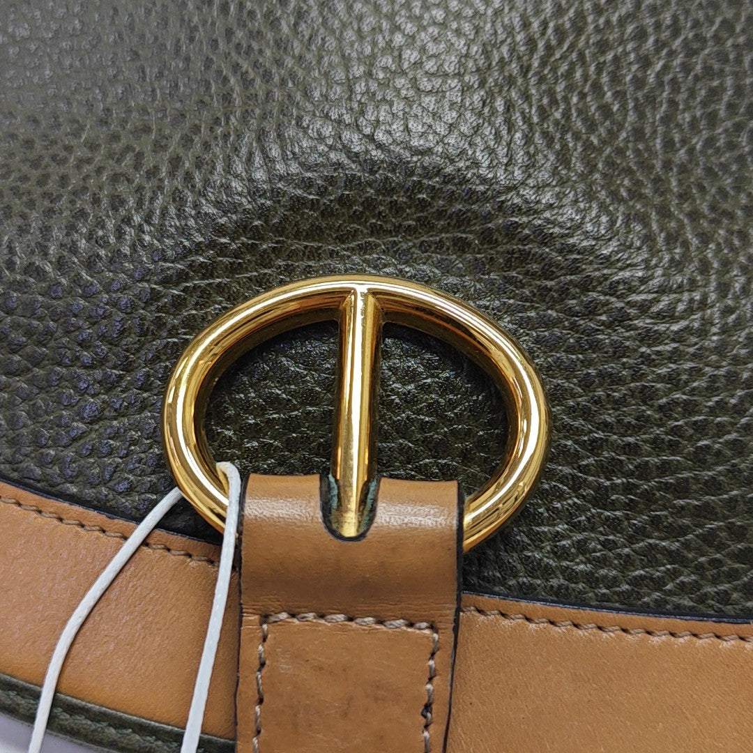 Calfskin Clutch Green