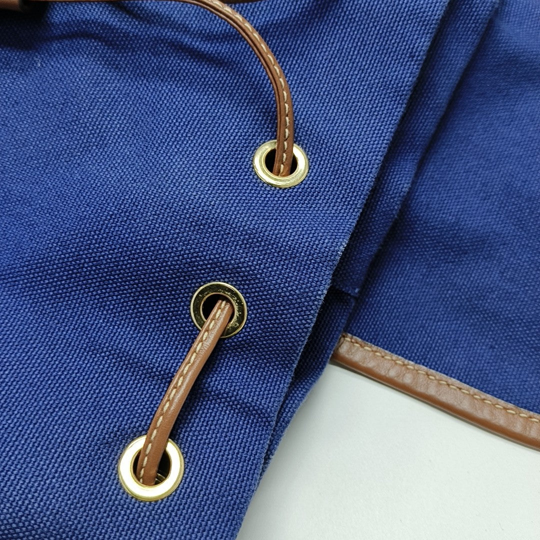 Fabric Backpack Blue