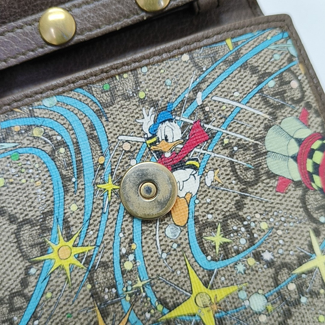 Disney X Gucci Mini Monogram Coated Canvas Beige