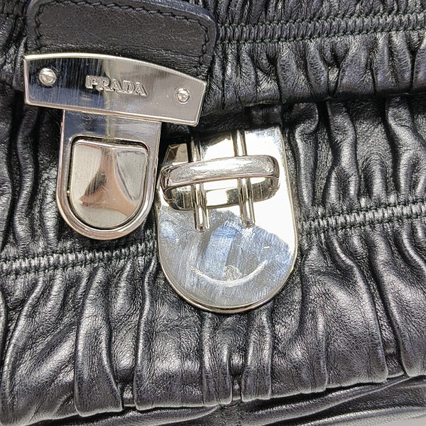 Lambskin Crossbody Bag Black