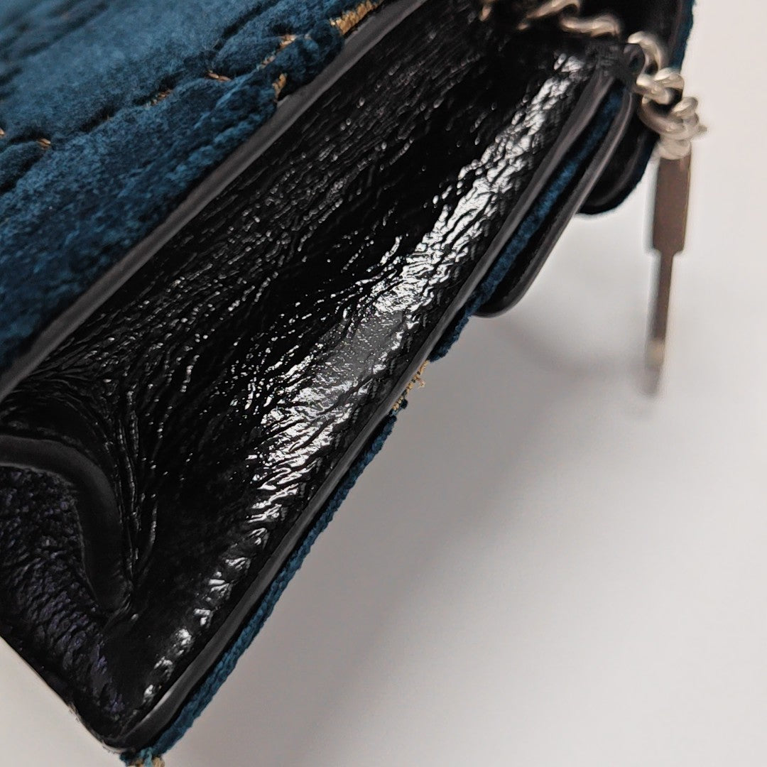 Dionysus Super Mini Monogram Velvet Green