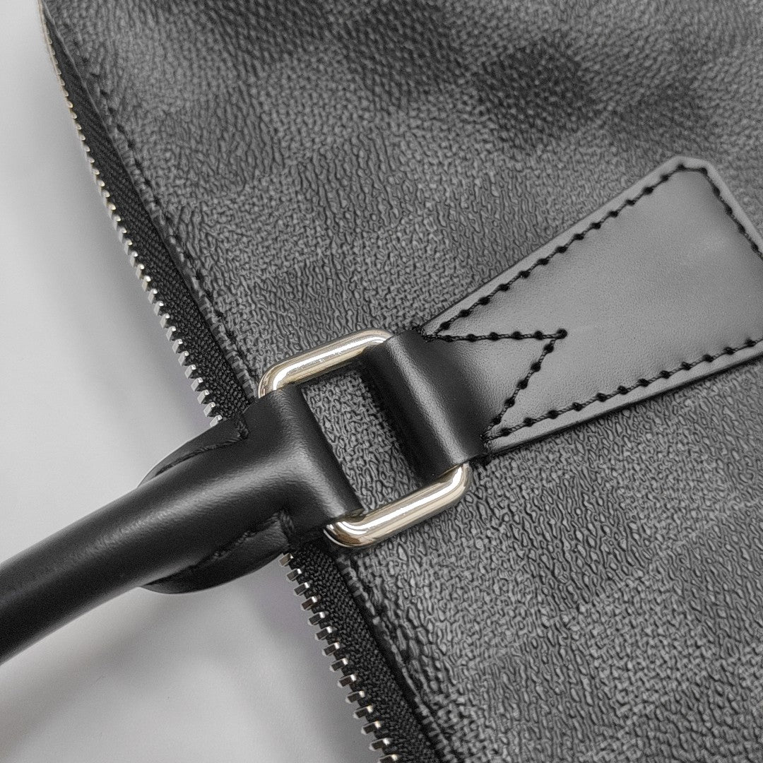PORTE-DOCUMENTS Damier Graphite Coated Canvas Gray