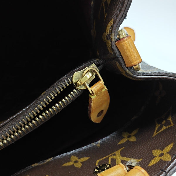 MONTAIGNE Monogram Coated Canvas Brown