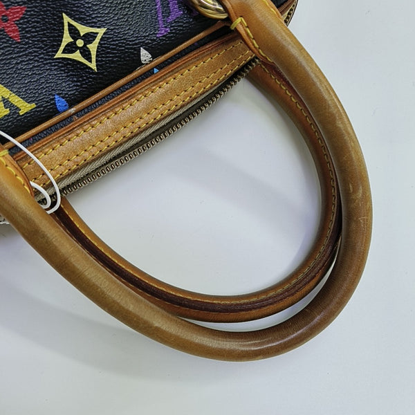 LV × TM PRISCILLA Monogram Coated Canvas Black