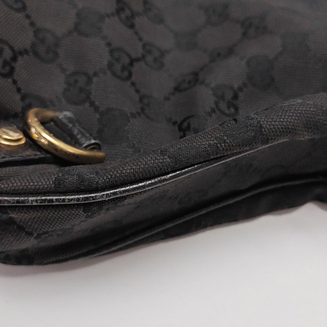 Abbey Monogram Canvas Black