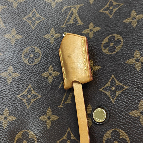 MONTAIGNE GM Monogram Coated Canvas Brown