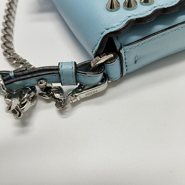 Baguette Micro Calfskin Blue