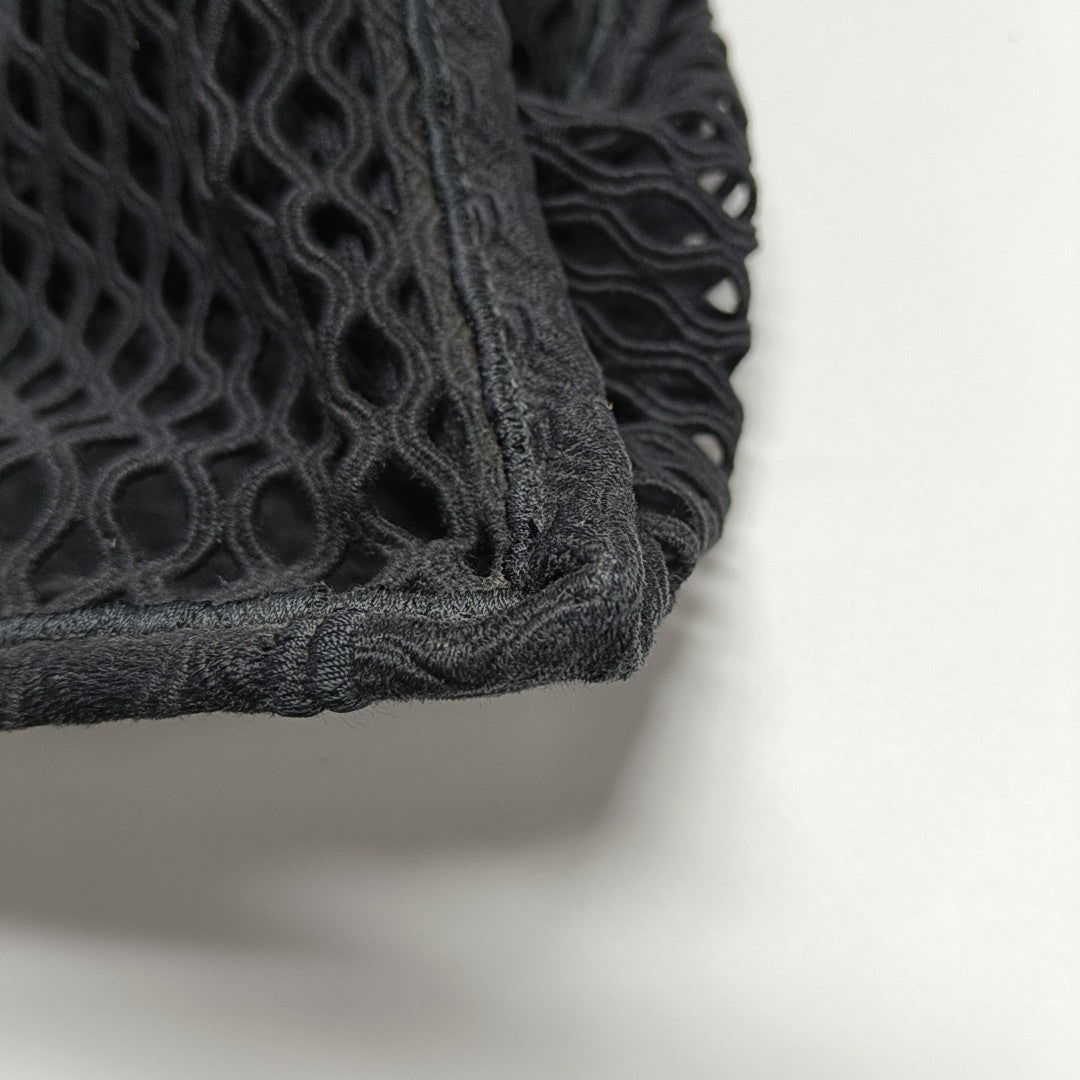 Authenticated pre-owned  Book Tote Large Mesh Black - Tote Bag at Looply