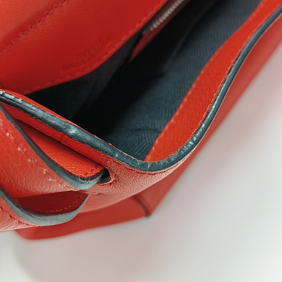 Calfskin Shoulder Bag Red