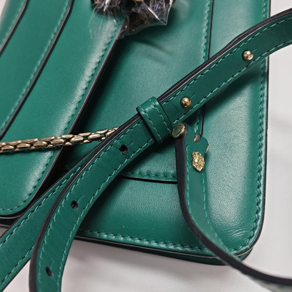 SERPENTI FOREVER Small Calfskin Green
