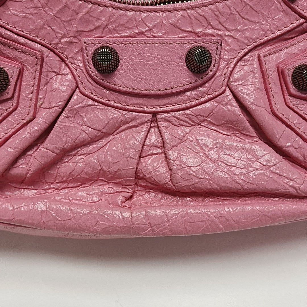 Le Cagole Mini Lambskin Red