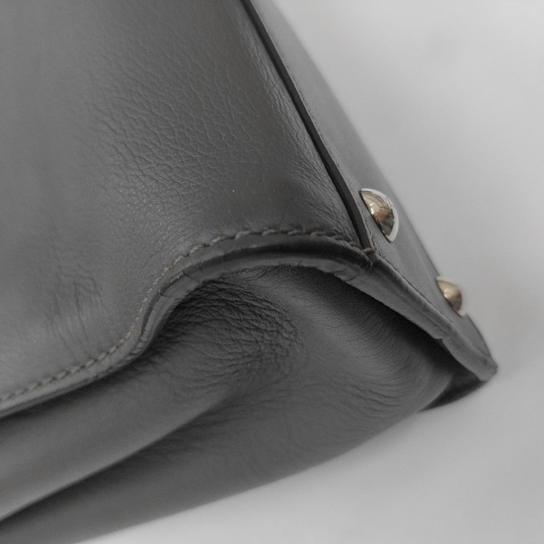 Peekaboo Medium Calfskin Gray