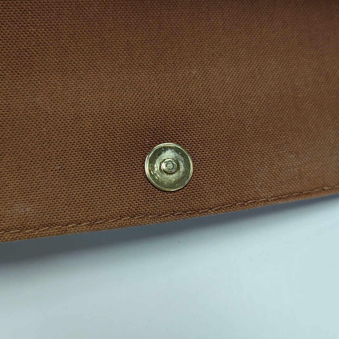 IVY Monogram Coated Canvas Brown