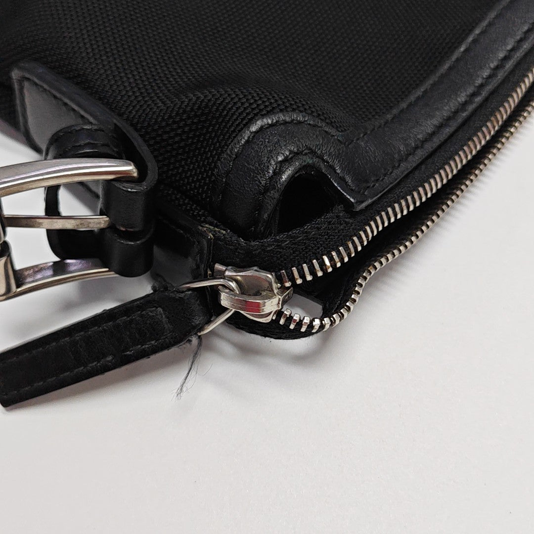 Canvas Shoulder Bag Black