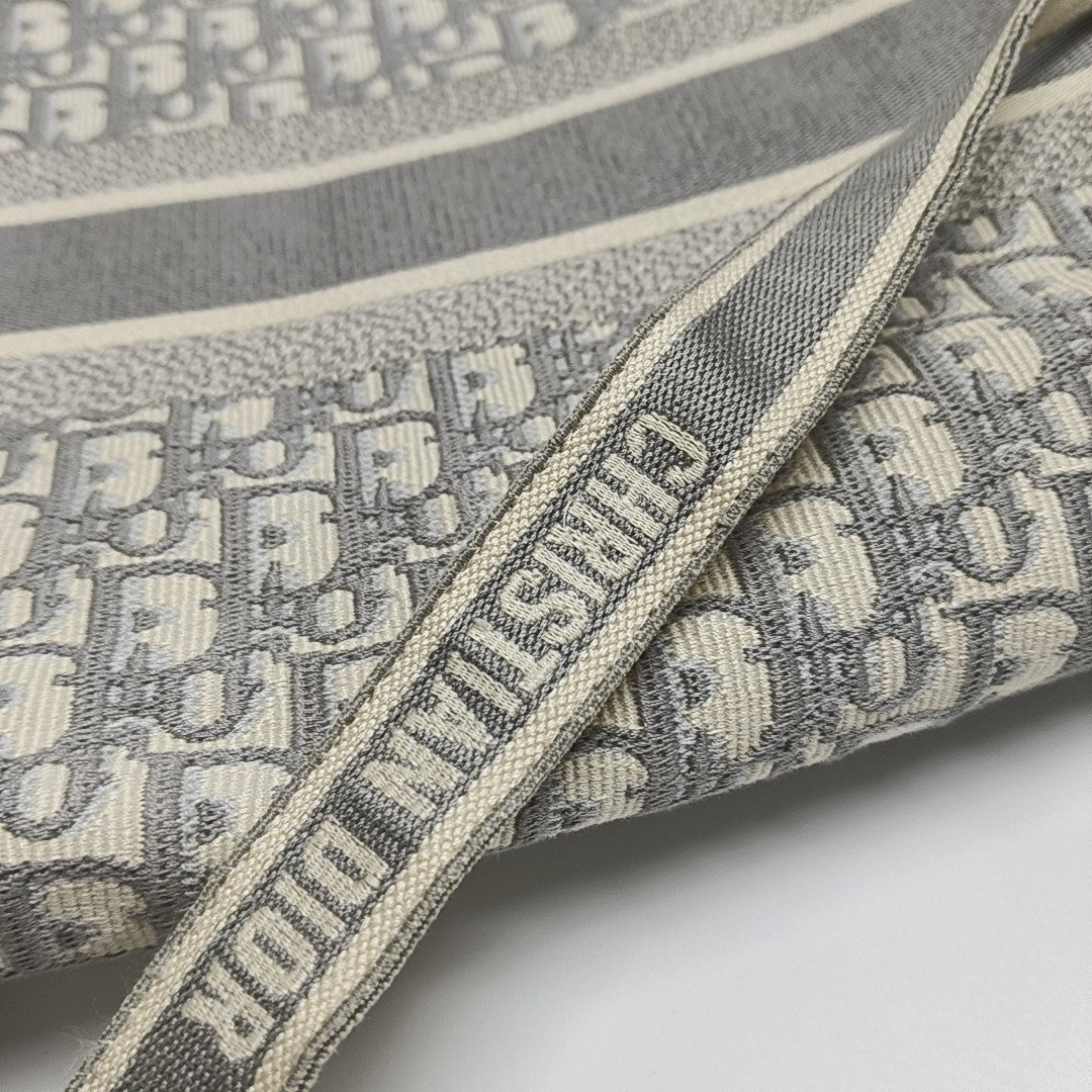 Diorcamp Large Oblique Canvas Gray