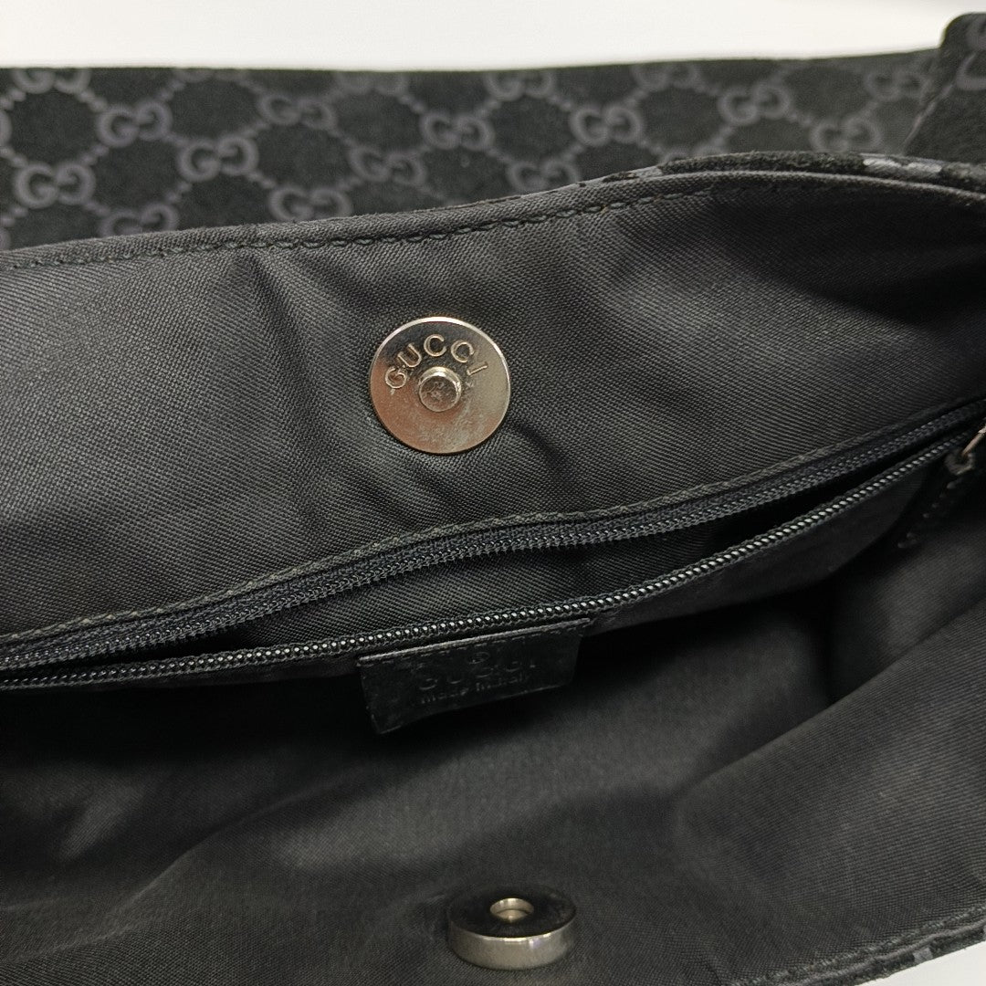 Suede Shoulder Bag Black