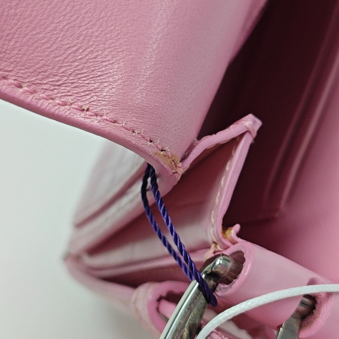 Calfskin Shoulder Bag Pink