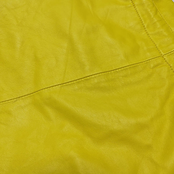 CRYSTAL POUCH Small Lambskin Yellow