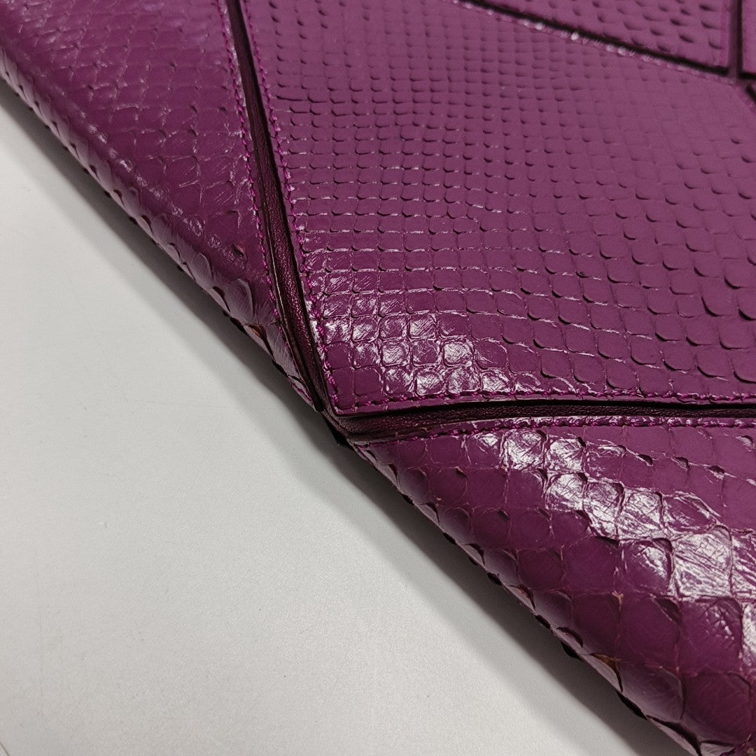 Python Clutch Purple