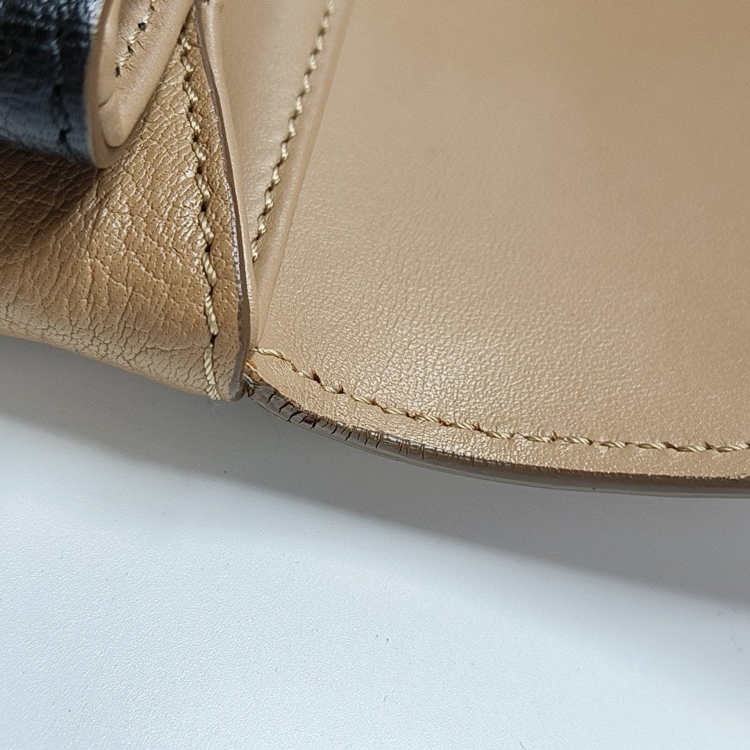 Calfskin Crossbody Bag Brown