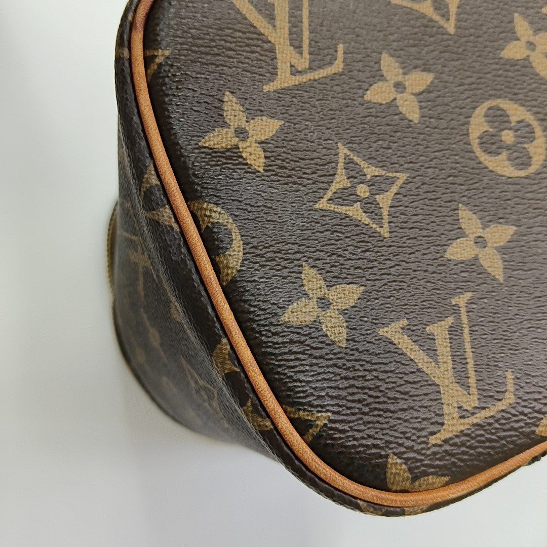 NICE BB Monogram Coated Canvas Brown