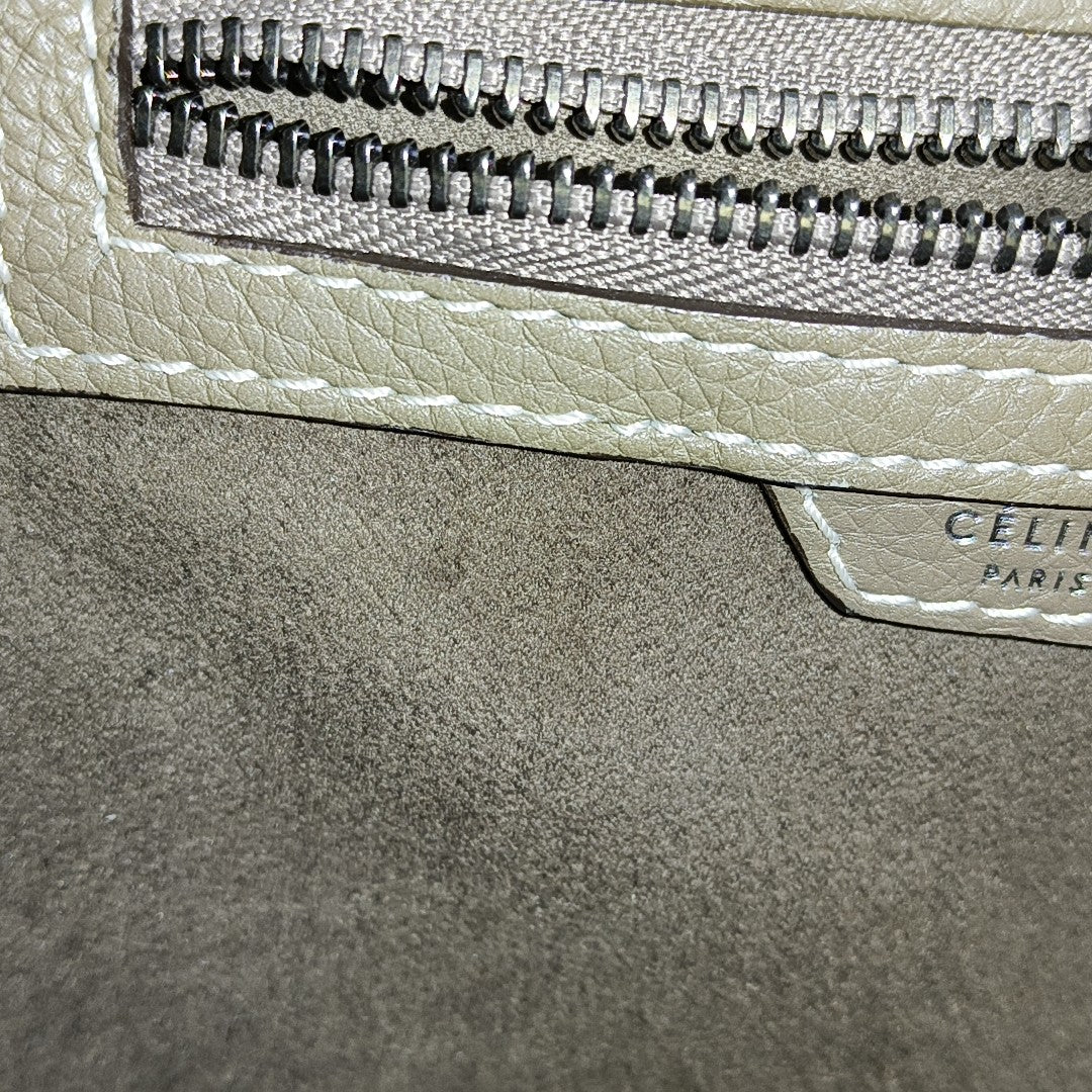 LUGGAGE Micro Calfskin Gray