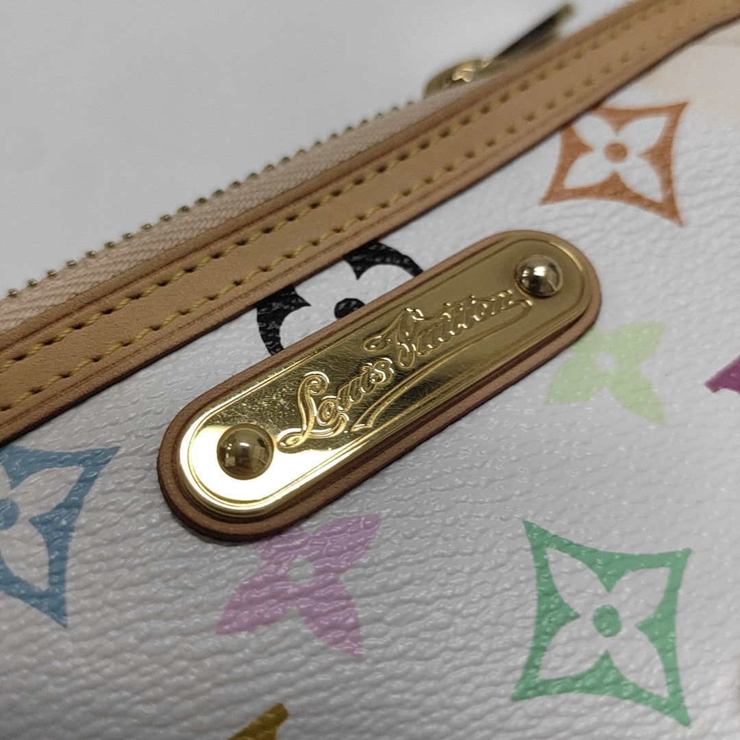 LV × TM VINTAGE MILLA Monogram Coated Canvas White