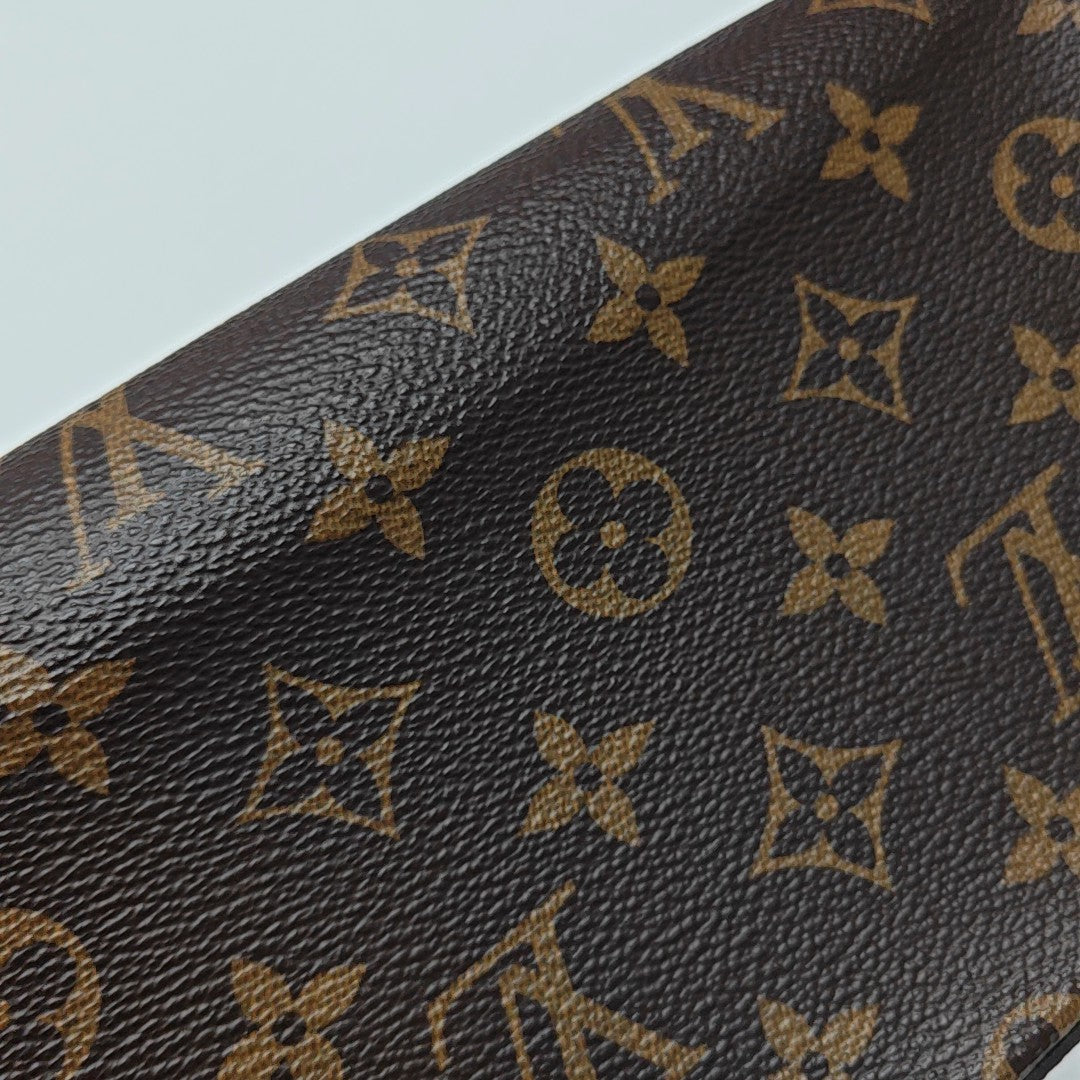 FÉLICIE Monogram Coated Canvas Brown