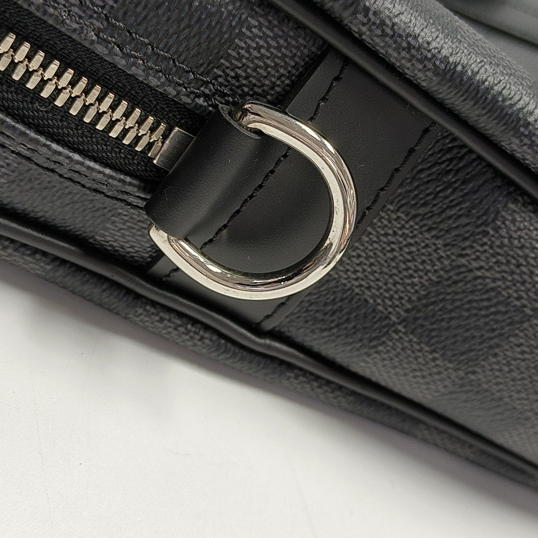 PORTE-DOCUMENTS PM Damier Graphite Coated Canvas Black
