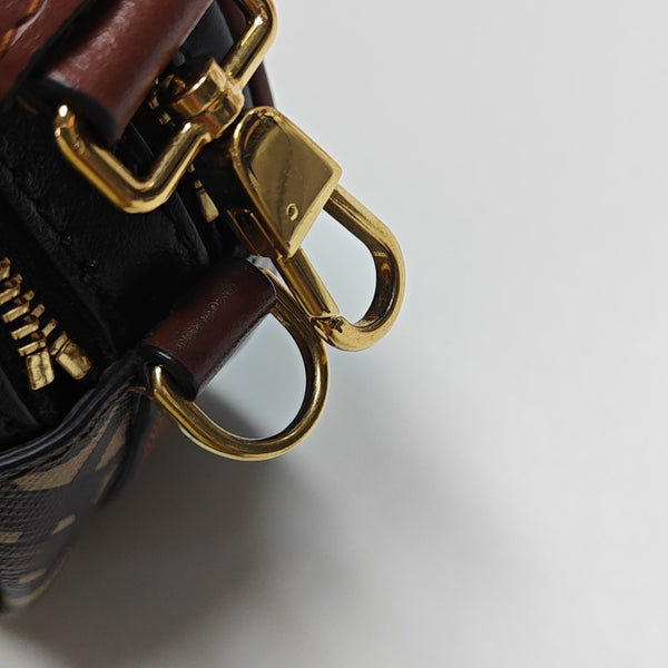 Coated Canvas Shoulder Bag Multicolor