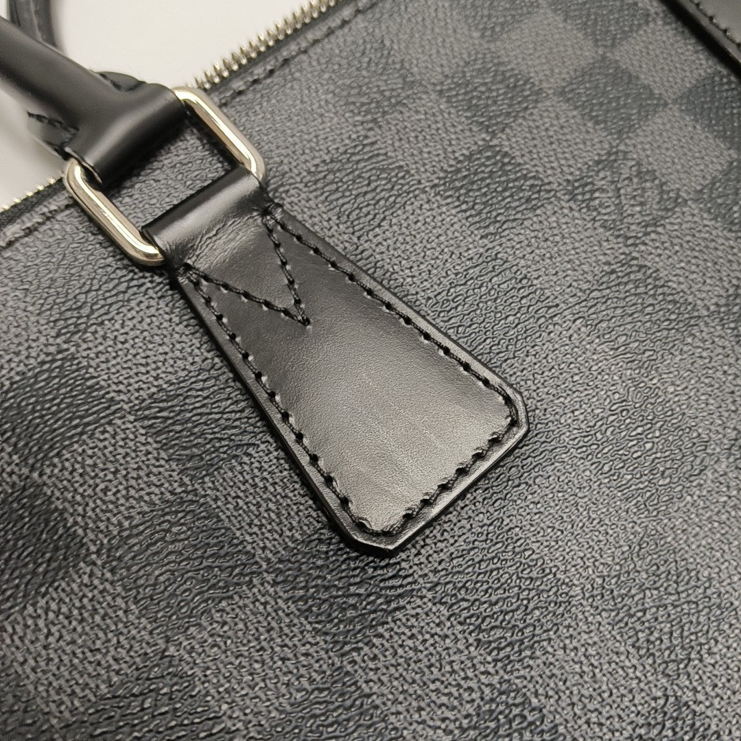 PORTE-DOCUMENTS Damier Graphite Coated Canvas Gray