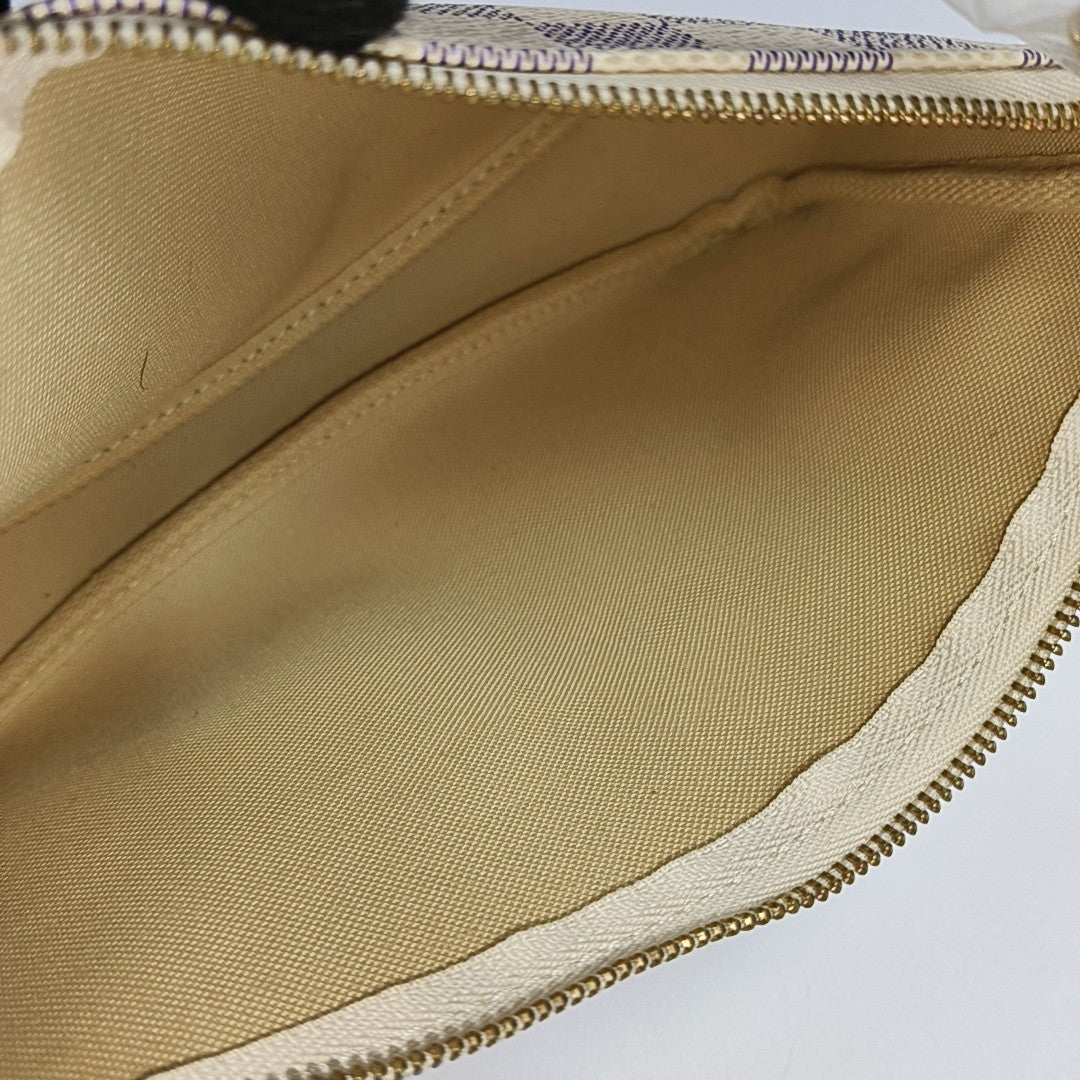 ACCESSOIRES GM Damier Azur Coated Canvas White