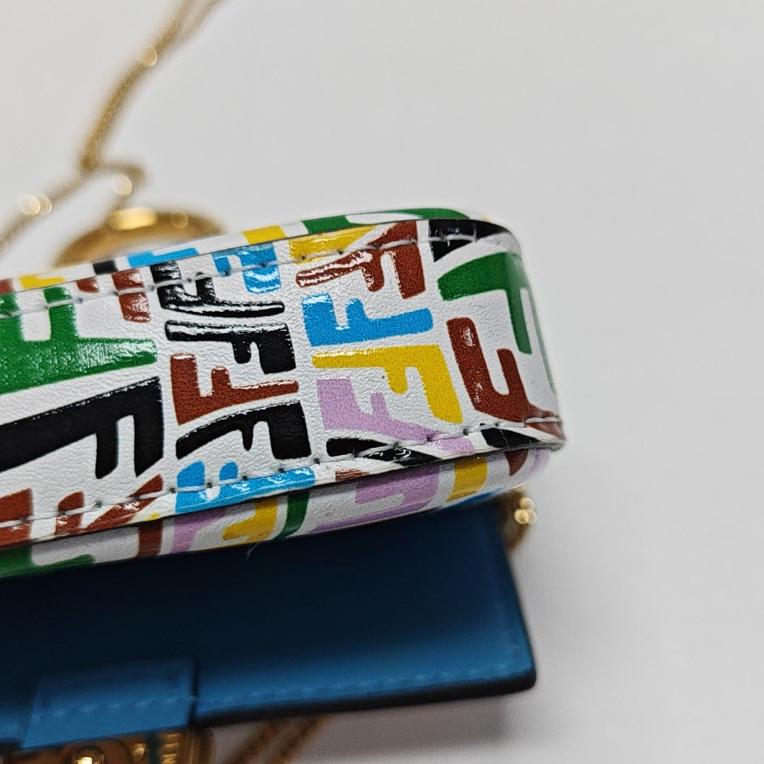 Baguette Nano Calfskin Multicolor
