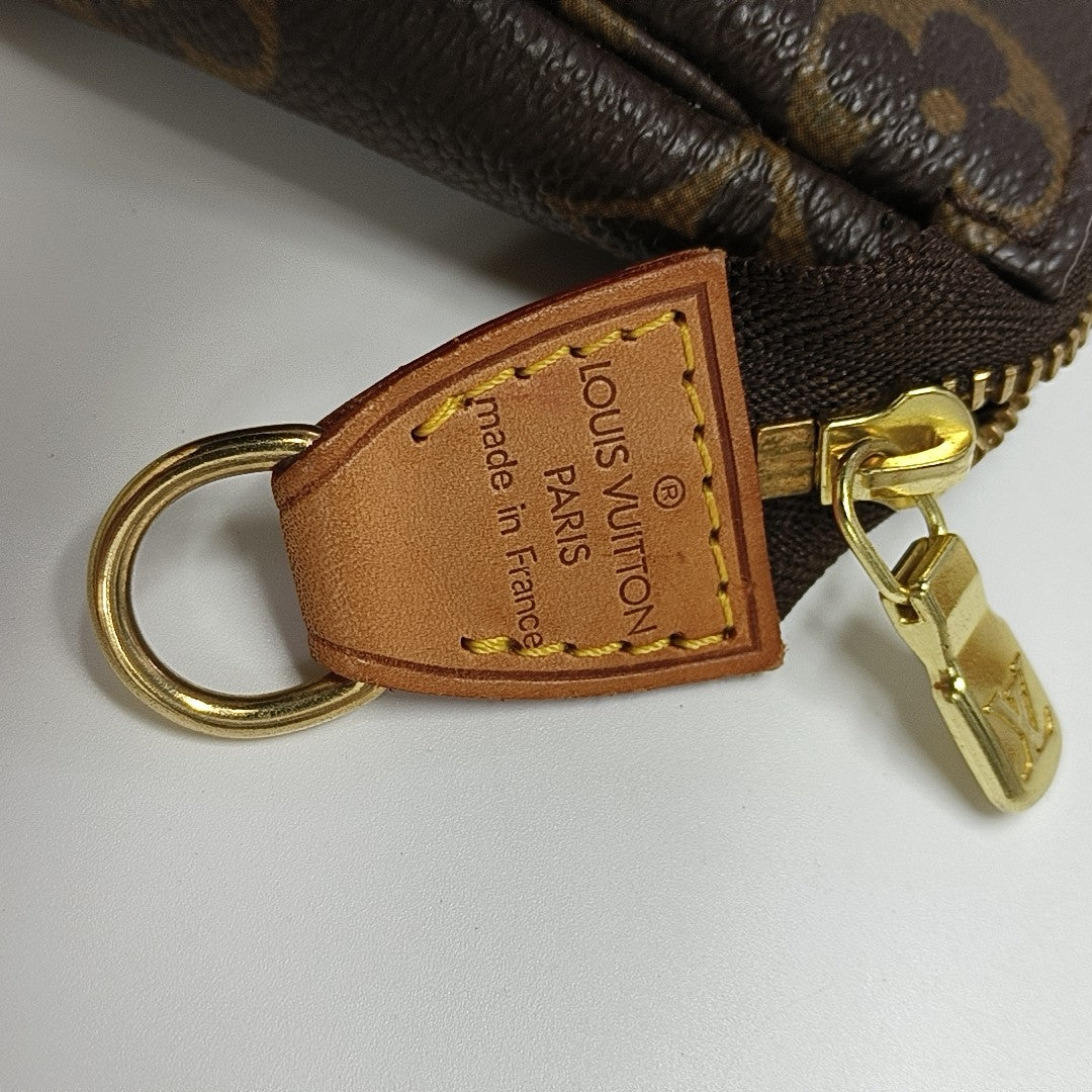 ACCESSOIRES MM Monogram Coated Canvas Brown