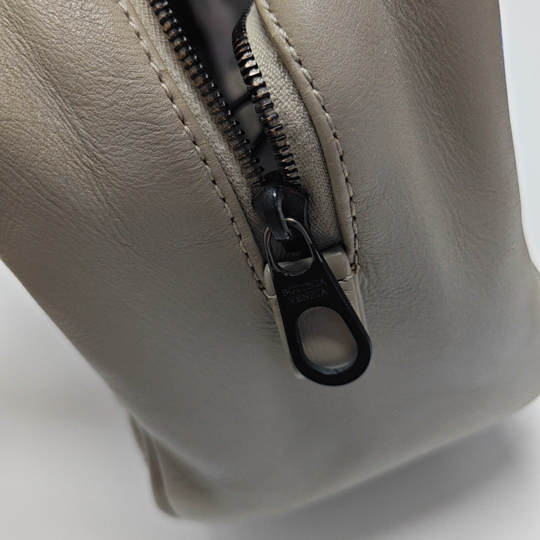 Calfskin Clutch Gray