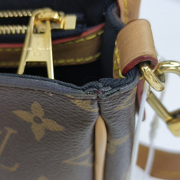 DIANE Monogram Coated Canvas Brown