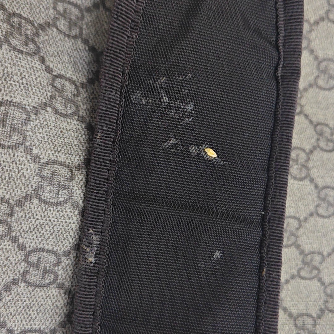 GG Messenger Monogram Coated Canvas Black