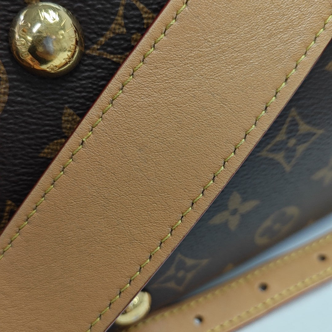 CARRYALL PM Monogram Coated Canvas Brown