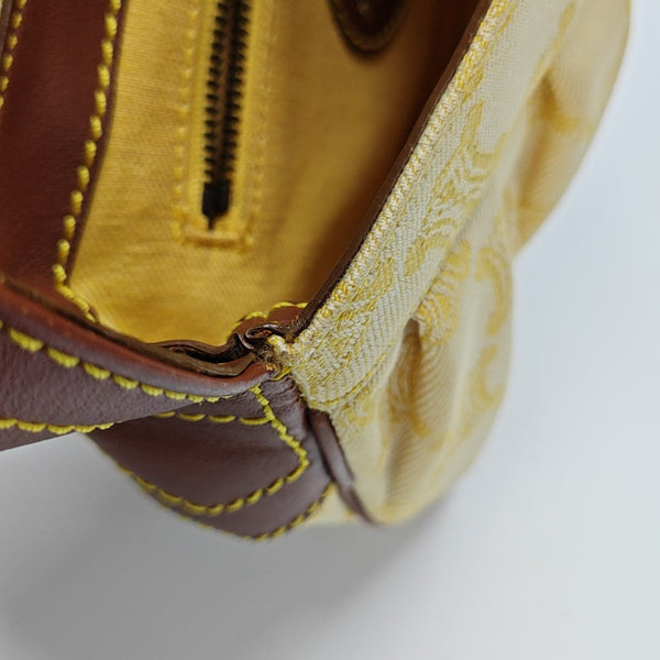 Canvas Top Handle Bag Yellow