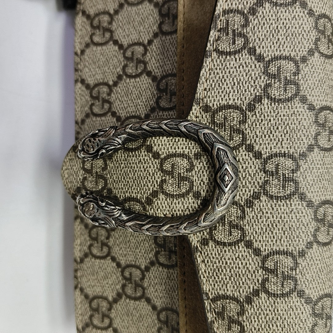 Authenticated pre-owned  Dionysus Super Mini Monogram Coated Canvas Beige - Shoulder Bag at Looply