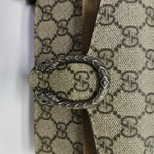 Authenticated pre-owned  Dionysus Super Mini Monogram Coated Canvas Beige - Shoulder Bag at Looply