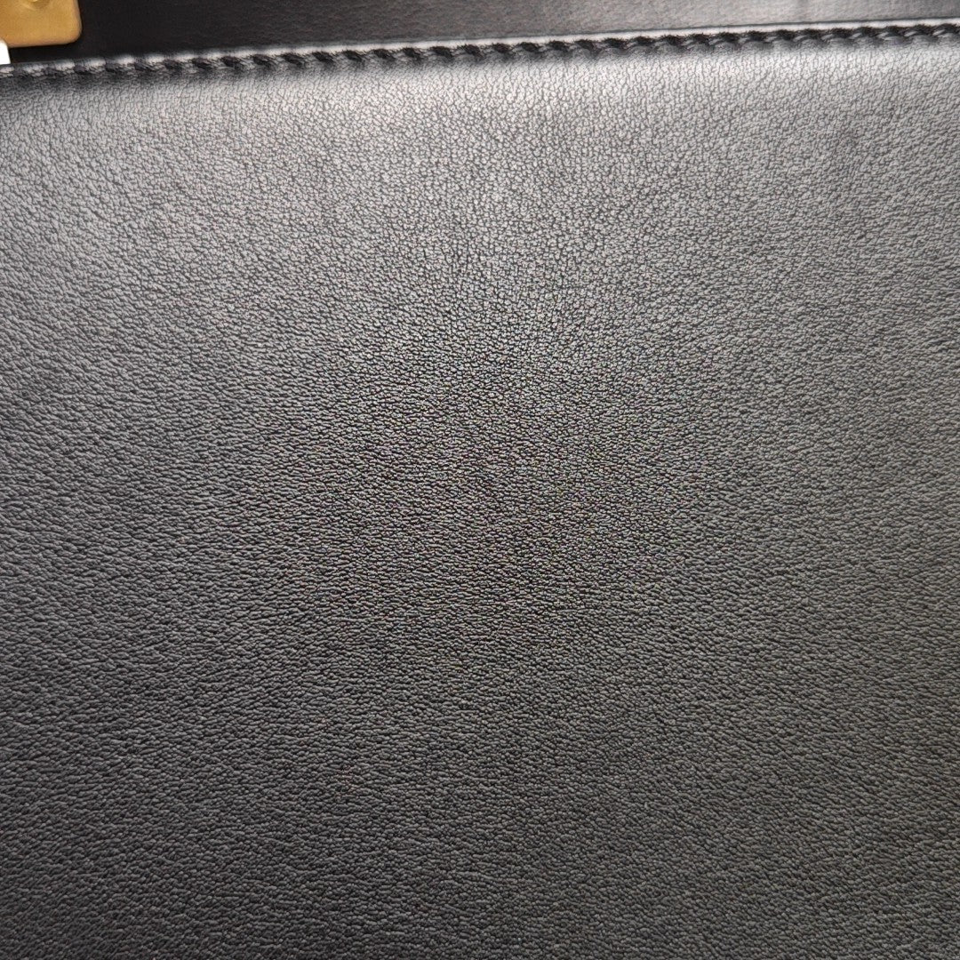 BOY CHANEL Medium Quilted Calfskin Black