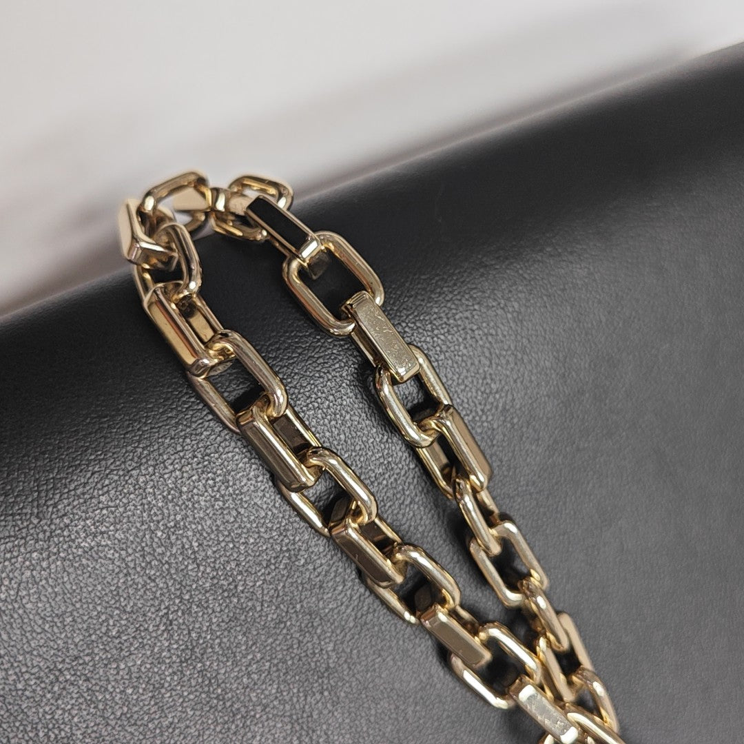 Calfskin Shoulder Bag Black