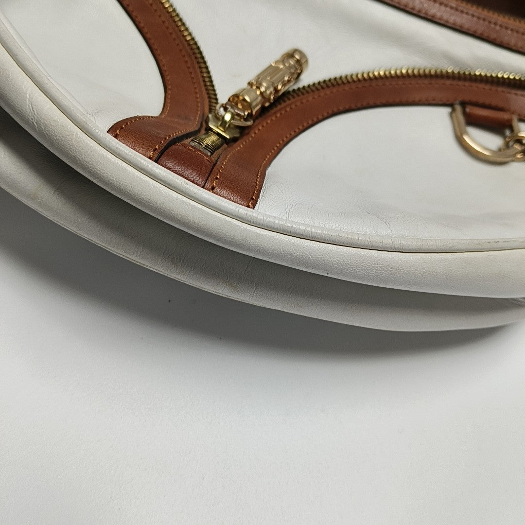 Calfskin Top Handle Bag White