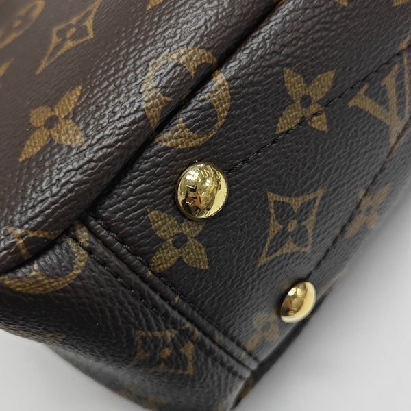 PALLAS BB Monogram Coated Canvas Brown
